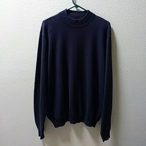 Van Heusen dark blue crewneck sweater lrg